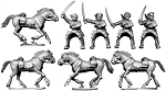 BU39 - White Russian Cossacks 2 Cavalry