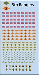 Decals: U.S. 5th Rangers