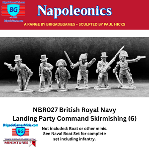 British Royal Navy Landing Party Command Skirmishing (6) - BG-NBR027 